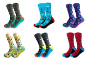 Mixed 6 Pair Premium Sock Set - Crazy Sock Thursdays